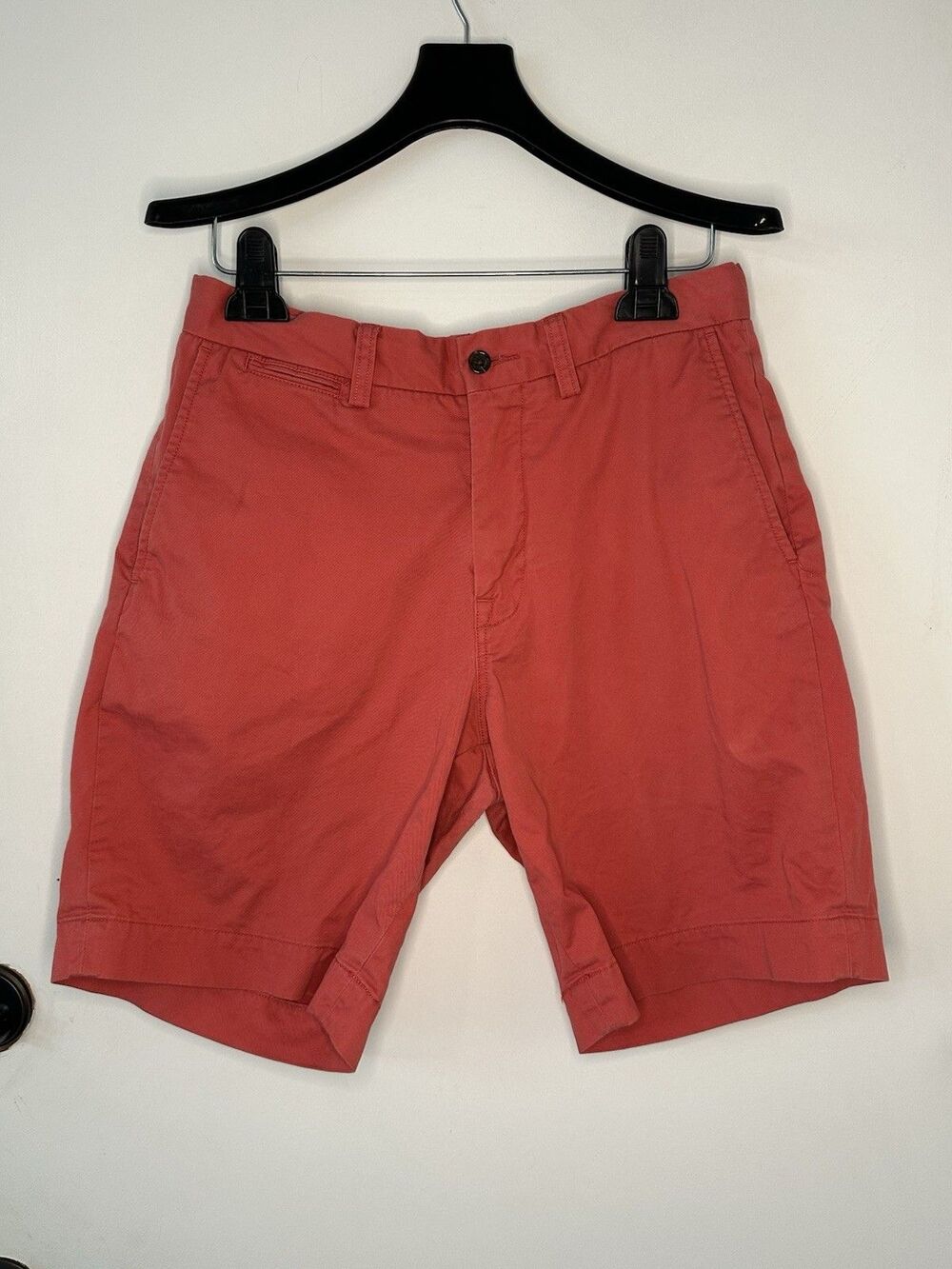 VGC Polo Ralph Lauren Mens Shorts Chino Classic Fit 9" Terracotta  size 30 - Picture 4 of 11